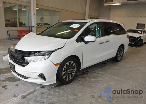 2021 Honda Odyssey Ex-L z USA, uszkodzony, nr VIN 5FNRL6H70MB032702